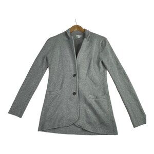 J by J. Crew Soft Shell Two Button Jacket size XS Gray‎